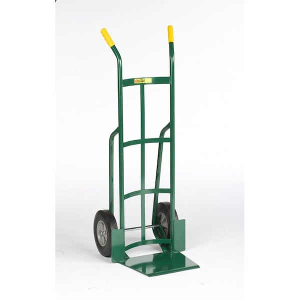 Shovel Nose Hand Truck, Dual Handle, 8 Solid Rubber, 800 Lbs Capacity